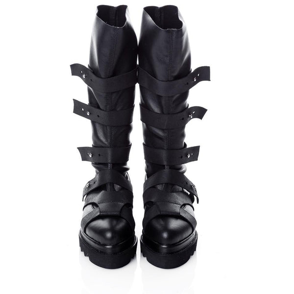Easy Strappy Stretch Boots