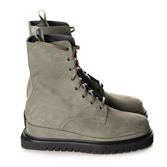 Urban 4 khaki suede leather boots