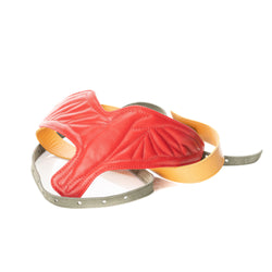 Seagulls red leather belt