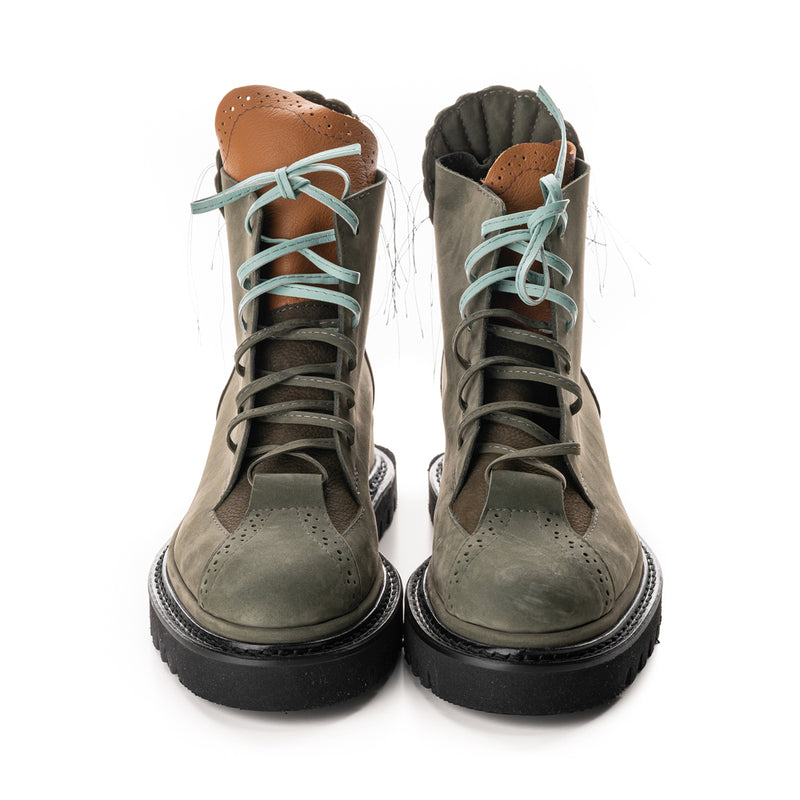 Lace-up party boots