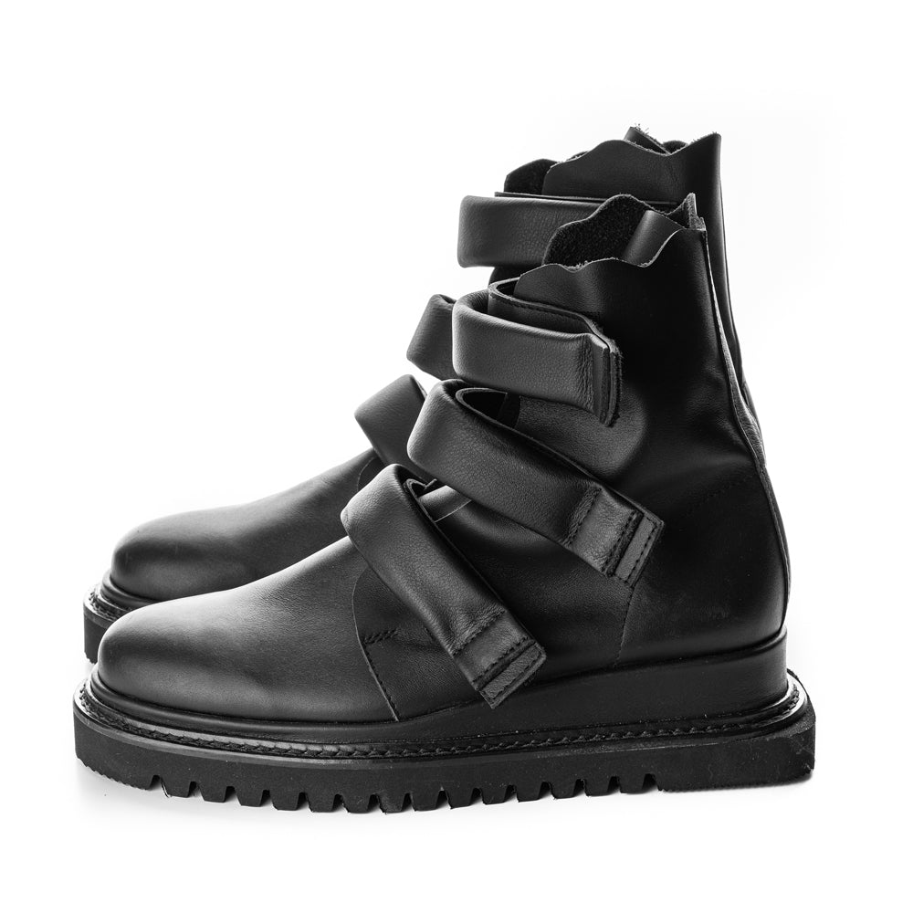 FollowED black leather men boots