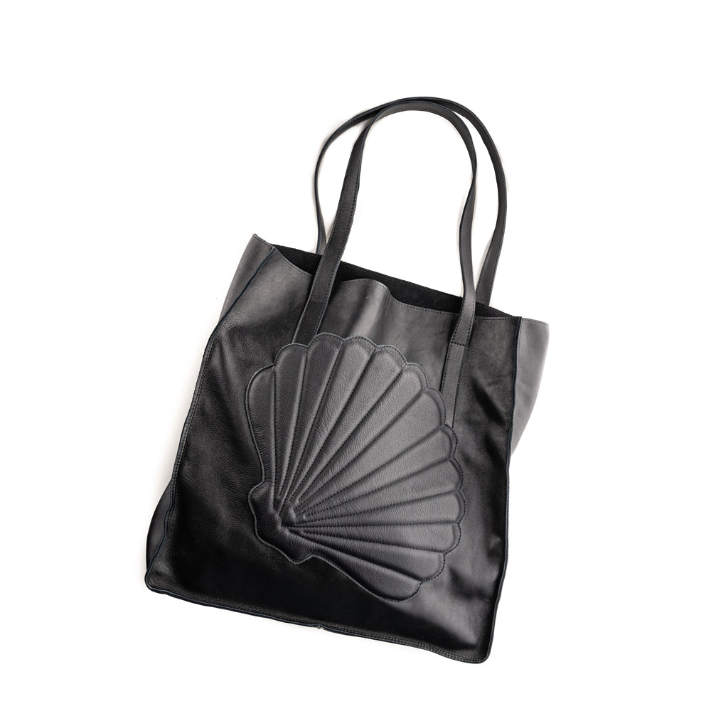Lost in You black leather bag