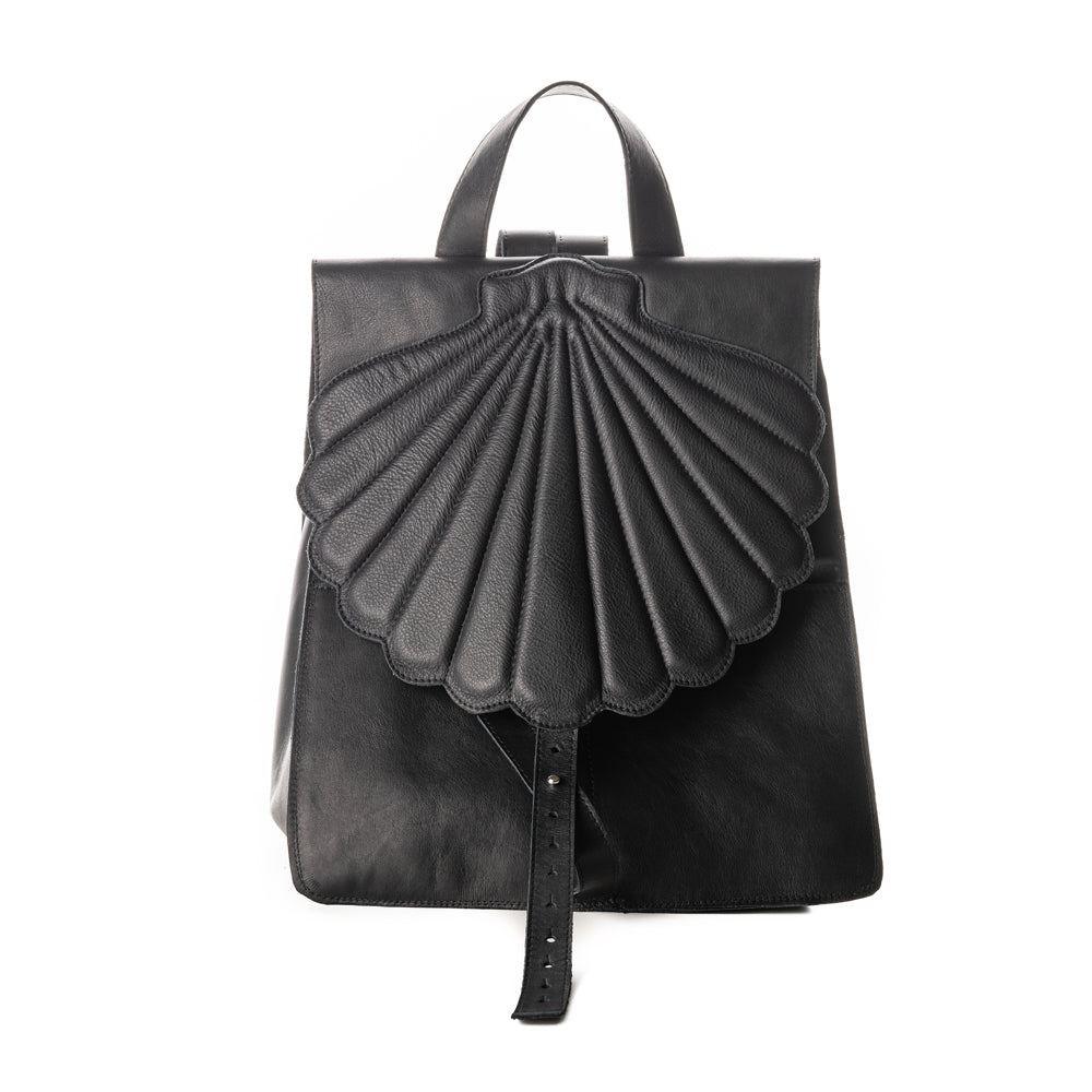 Chapter 1: Sunny Accomplice black leather backpack