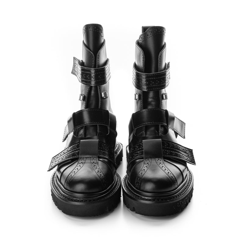 Flat platform summer boots