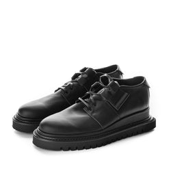 New Way black leather shoes