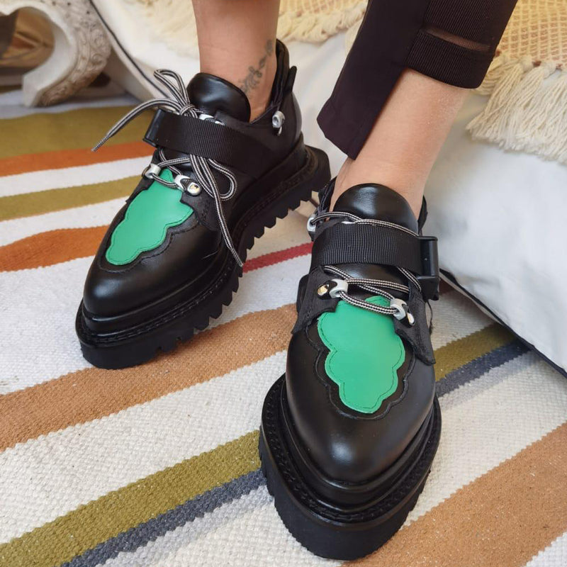Cool flat platform shoes